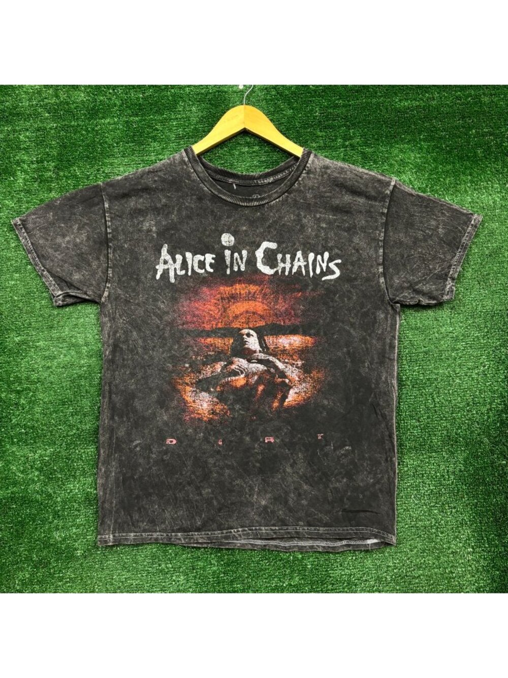 Alice In Chains Dirt Est 1987 Rock Band Mineral Wash T-Shirt Size Large